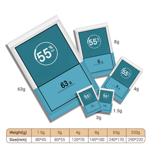 Ihumi 55% 58% 62% Pack de contrôle d'humidité bidirectionnel Artsorb Dry Keeper pour le contrôle de l'humidité des objets en bois et du papier - Product Image 4