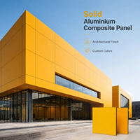 Panneau composite en aluminium ignifuge de style marbre moderne pour la décoration extérieure des villas