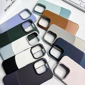 Fundas de teléfono móvil de PC duro de cuero personalizado para <span class=keywords><strong>Apple</strong></span> Iphone 13 Pro Max 16 Plus 15 14 móviles cubierta - Product Image 2