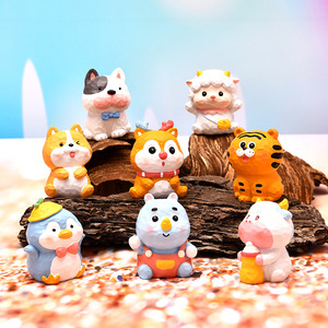 Top Rhyme Animal Resin Figurine Blind Box Cute Mini Collectible Desktop Decoration Toy For Kids And Adults Gift - Product Image 2