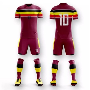 Maillots de football personnalisés les moins chers Argentine Noir Jaune Version joueur Brésil - Product Image 5