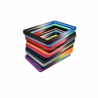 Protège-cartes de crédit en TPU à paillettes multicolores, 35pt, sans fermeture, antichoc