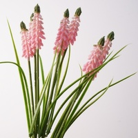 Bunga Hyacinth Buatan yang Sangat Direkomendasikan, 30cm, Plastik, Warna Pink, untuk Dekorasi Rumah, Pesta, dan Pernikahan