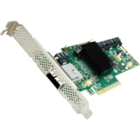 Tarjeta Controladora LSISAS2008 Chip 6Gb/s SATA+SAS RAID, Interfaz PCIe 2.0 X8, 4 Puertos Internos, 4 Puertos Externos, 9212-4i4e