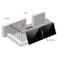 Kits Solares Fotovoltaicos para Balcón Aprobados por G98/G99, Certificación del Reino Unido, Montaje en Techo, Uso Doméstico, Listos para Usar