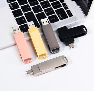 แฟลชไดรฟ์โลหะแบบ Type-C รุ่นใหม่ ขายดี ขนาดเล็ก USB 2.0 ความจุ 16GB-128GB พร้อมโลโก้สั่งทำพิเศษ และรับประกัน 4 ปี Type C Usb3.0 - Product Image 4