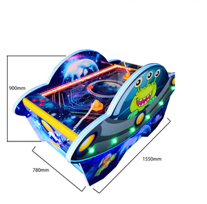 Parc d'attractions commercial intérieur pour deux joueurs, machine de jeu d'arcade à pièces, hockey sur air, table de hockey électrique - Product Image 4