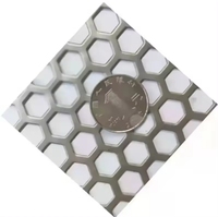 Filtre en maille hexagonale perforée en plastique revêtu de PVC personnalisé