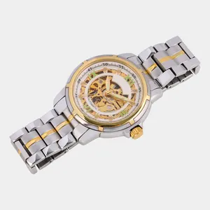 KINYUED stainless steel dropshipping metal mechanical time pieces wrist made watches automatic man