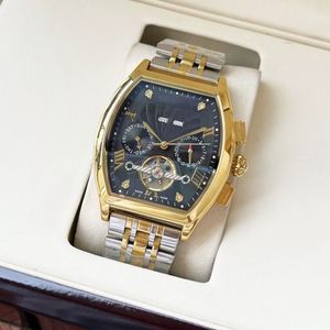 นาฬิกาข้อมือผู้ชายระดับไฮเอนด์ ของแท้ คุณภาพสูงสุด ดีไซน์คลาสสิกย้อนยุค เครื่องจักรกล สำหรับนักธุรกิจ เรียบง่าย ตัวเรือนโลหะผสม แบรนด์ Pateks - Product Image 2