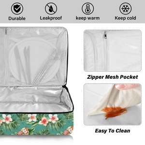Bolsas Térmicas Personalizadas con Diseño de Plumeria de Hawái, Porta Alimentos con Logotipo Personalizado, para Comida Caliente o Fría - Product Image 4