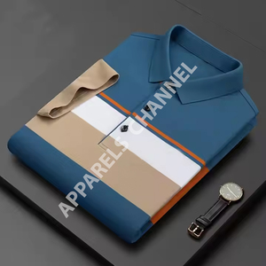 Áo Polo in tùy chỉnh cho nam giới lý tưởng cho các doanh nghiệp và đội màu sắc rực rỡ dịch vụ thêu và in cá nhân - Product Image 3