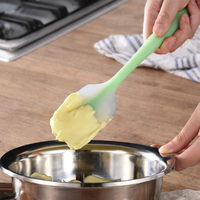 Espátula de Silicona Mini de 8.5 Pulgadas para Raspado de Mermelada y Salsas, Suministros de Catering Ecológicos Aptos para Lavavajillas