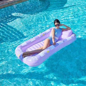 <span class=keywords><strong>Piscine</strong></span> <span class=keywords><strong>gonflable</strong></span> de bronzage 4-en-1 : transat flottant, bain de soleil, radeau et jouet aquatique - Product Image 3