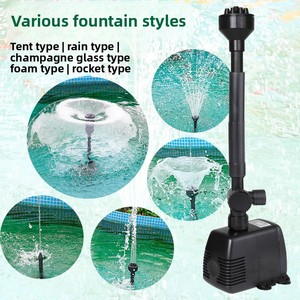 Pompe submersible de fontaine 0,5 CV 60 Hz haute pression pour l'extraction d'eau de bassin, pour jardins paysagers, bassins à poissons et fontaines décoratives OEM - Product Image 4