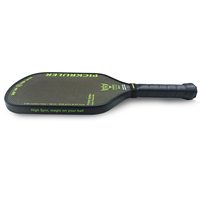 Raquette de pickleball IMAO en carbone alvéolé de 16 mm, légère et durable, et balles de pickleball 3D à 40 trous pour commandes de clubs