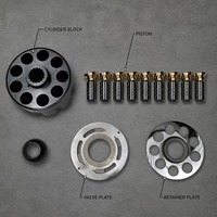 GM08 Hydraulic Repair Kit Cylinder Block Valve Plate Retainer Plate Piston Set Spacer Ring GM08