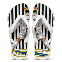 Maßgefertigte Sport-Event 2026 Fußball-Fanzone Großhandel Reise-Hausschuhe für Damen Fußball-Slides Leichte Sommer-Herren-Flip-Flops