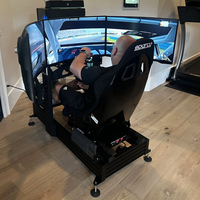 Simulateur profil aluminium volant personnalisé Cockpit simulateur de jeu de conduite superbe Cockpit avec vraie chaise course