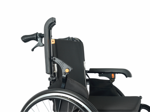 Silla de <span class=keywords><strong>ruedas</strong></span> manual ligera de aluminio de 24 \ "<span class=keywords><strong>con</strong></span> <span class=keywords><strong>ruedas</strong></span> de liberación rápida Reposabrazos abatible Reposapiés desmontable - Product Image 5