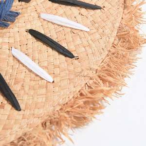 Chapeau de paille souple en raphia fait main pour homme et femme, idéal pour le printemps, l'été, les vacances, les voyages en bord de mer et la plage - Product Image 4