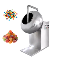 Machine à enrober les cacahuètes, cuve d'enrobage au chocolat, cuve d'enrobage aux noisettes pour la fabrication de snacks