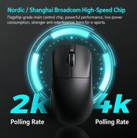 Souris optique sans fil rechargeable R1 SE 2.4G BT à longue autonomie et haute résolution pour les joueurs professionnels - Souris de jeu