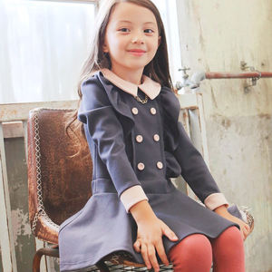 Robe pour enfant à manches longues, motif floral, pour filles japonaises, produits maternels et infantiles - Product Image 4