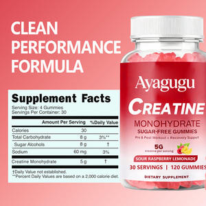 Gummies de créatine OEM pour hommes et femmes 5g Force musculaire Concentration cognitive Énergie Endurance Supplément végétalien sans sucre Étiquette - Product Image 4