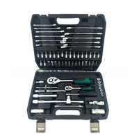 Set Alat Perbaikan Otomotif dengan Bit Torx Chrome yang Dapat Disesuaikan, Soket Impact, Kunci Hex, Gagang Ratchet, Profesional dan Tahan Lama