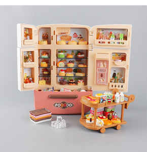 Mini chariot de <span class=keywords><strong>cuisine</strong></span> simulé, ensemble de jouets décoratifs, modèle miniature pour maison de poupée, aménagement de micro-<span class=keywords><strong>cuisine</strong></span> - Product Image 3