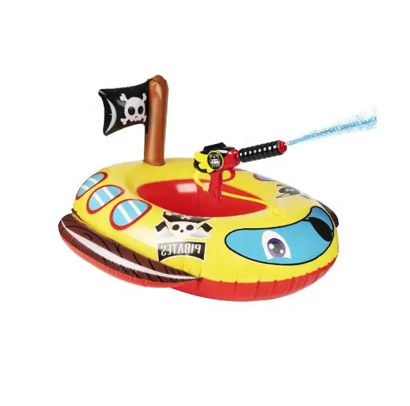 Aufblasbare Kleinkind Pool Float mit Wasser pistole Piraten schiff Pool Spielzeug für Kinder