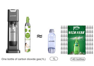 卸売ミニ<span class=keywords><strong>Co2</strong></span>レギュレーターエコスパークリングカーボネーターミニマニュアルポータブルソーダ水メーカー - Product Image 3