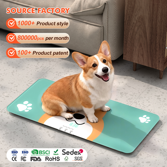 New Design Large Size Dog 100kg Household LED Digital Display Electronic Scale Long Standby Time Infant and Pets Weighing Scales