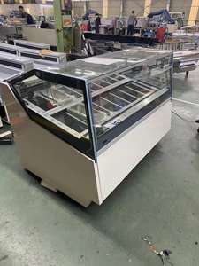 Congelador Grande para Gelato, Congelador Expositor de Gelato Italiano, Congelador para Helados, <span class=keywords><strong>Vitrina</strong></span> para Helados Duros - Product Image 1