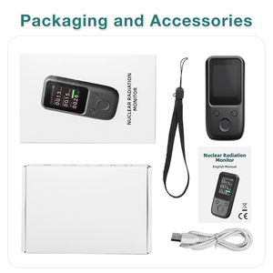 Détecteur de rayonnement numérique portable, dosimètre, <span class=keywords><strong>compteur</strong></span> <span class=keywords><strong>Geiger</strong></span>, mesureur de rayons bêta, gamma et X pour la sécurité et les tests environnementaux - Product Image 6