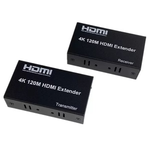 Receptor transmisor de vídeo extensor <span class=keywords><strong>HDMI</strong></span> 4K de 120m a través de un solo Cable <span class=keywords><strong>Ethernet</strong></span> Cat5e/6 para cámara, portátil, PC a Monitor de TV - Product Image 5