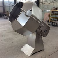 Machine commerciale de saupoudrage pour aliments soufflés, petite machine à enrober les cacahuètes, machine d'aromatisation alimentaire