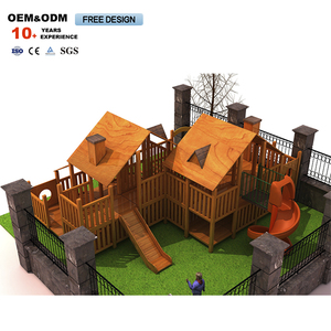 Juego de Parque Infantil de Madera para Exteriores, Personalizado, Nuevo, Directo de Fábrica, para Escuelas y Uso Comercial - Product Image 2