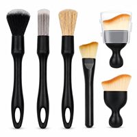 Ensemble de brosses de nettoyage à poils doux pour la maison, multi-usages, pour éliminer la poussière des interstices, des claviers et des espaces restreints, nettoyage en profondeur