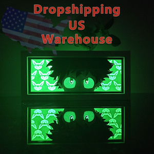 Lightbox Anime con Edward Elric da Fullmetal Alchemist, Decorazione per Sala Giochi, Ritagli di Carta da Fumetti, Luce Notturna LED - Product Image 1