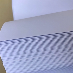 กระดาษออฟเซ็ตสองด้านสีขาวไม่เคลือบกระดาษงานฝีมือเขียนด้านเดียววัสดุรีไซเคิล Fusen สั่งทำได้ - Product Image 3