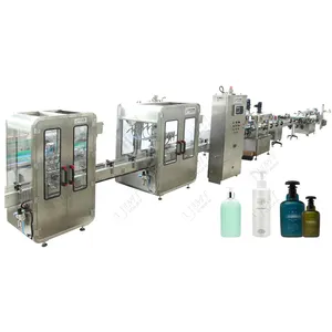 Automatic Jam Glass Jars Bottling Filling Machine Price For Daily Chemical Product Packaging Line