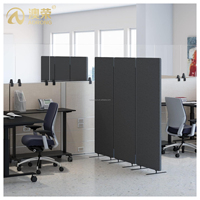 Cloison murale mobile de qualité commerciale autoportante et légère Isolation phonique de l'écran de la pièce Panneaux de séparation de 24mm