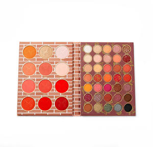 พาเลตต์แต่งหน้าอายแชโดว์เปล่ากล่องกระดาษของขวัญพร้อมกระดาษแข็งดีไซน์แบบกำหนดเองสไตล์ใหม่ - Product Image 1