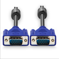 Câble de connexion d'écran électronique mâle à mâle 1.8m VGA3 + 6 conducteurs en cuivre nu connecteurs HDMI RCA Audio HDTV boîtiers d'ordinateur