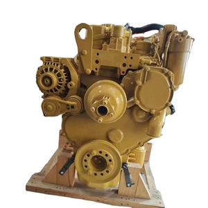 Ensemble moteur diesel C4.4, pièces de moteur pour machines industrielles, peint en jaune, unité complète - Product Image 1