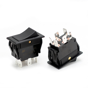 2 vị trí ON/OFF xe chuyển đổi xe điện nhựa màu đen Snap 230V 6 pin KDC Rocker chuyển đổi - Product Image 5