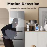 Monitor para Bebés OEM 3MP HD PTZ con WiFi, Cámara de Video Intercomunicador con Visión Nocturna Infrarroja para Seguridad en el Hogar