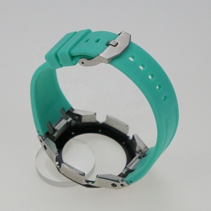 Mode luxe 316L acier remplacement Mods Kit bracelet en Silicone souple GA2100 Mod Kit boîtier de montre pour GA2100 <span class=keywords><strong>Gshock</strong></span> - Product Image 3